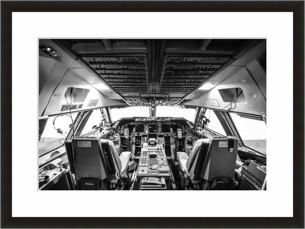Image shown in Black Onyx frame with white mat