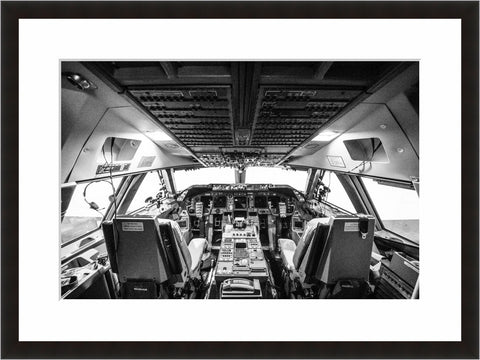 Image shown in Black Onyx frame with white mat
