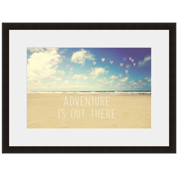 Image shown in Black Onyx frame with white mat