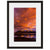 Image shown in Black Onyx frame with white mat