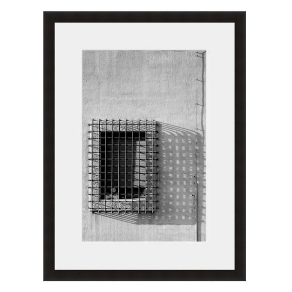 Image shown in Black Onyx frame with white mat