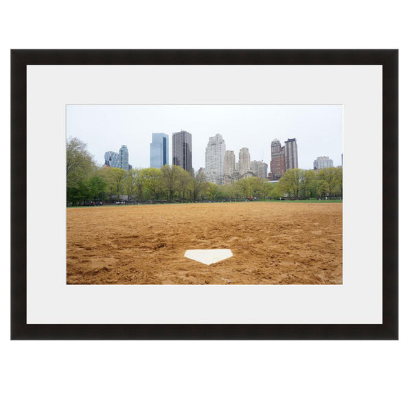 Image shown in Black Onyx frame with white mat