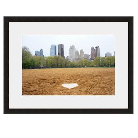 Image shown in Black Onyx frame with white mat