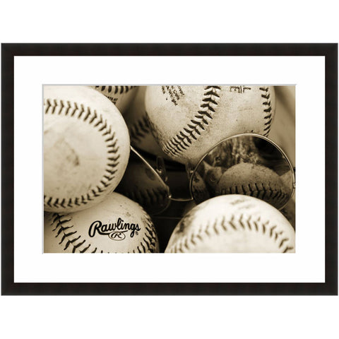 Image shown in Black Onyx frame with white mat