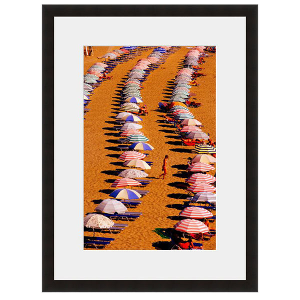 Image shown in Black Onyx frame with white mat