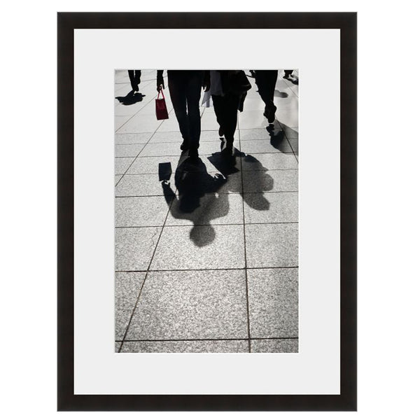 Image shown in Black Onyx frame with white mat