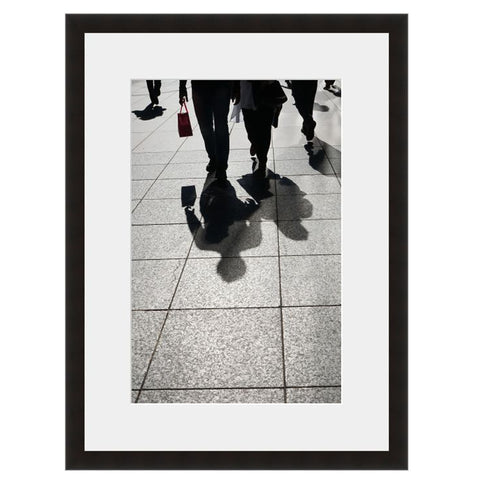 Image shown in Black Onyx frame with white mat