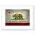Image shown in Leche (white) frame with 8 ply white mat