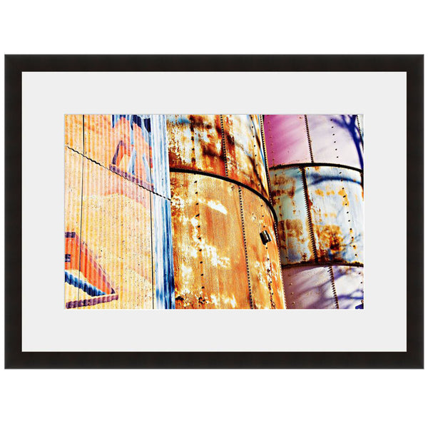 Image shown in Black Onyx frame with white mat