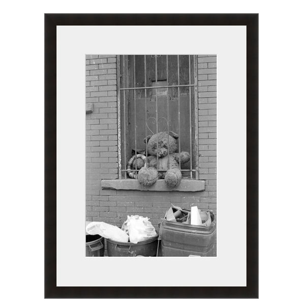 Image shown in Black Onyx frame with white mat