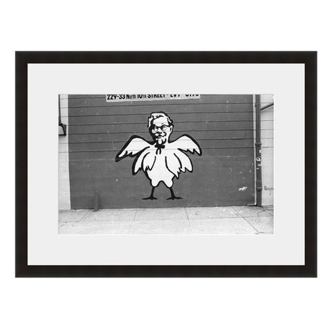 Image shown in Black Onyx frame with white mat