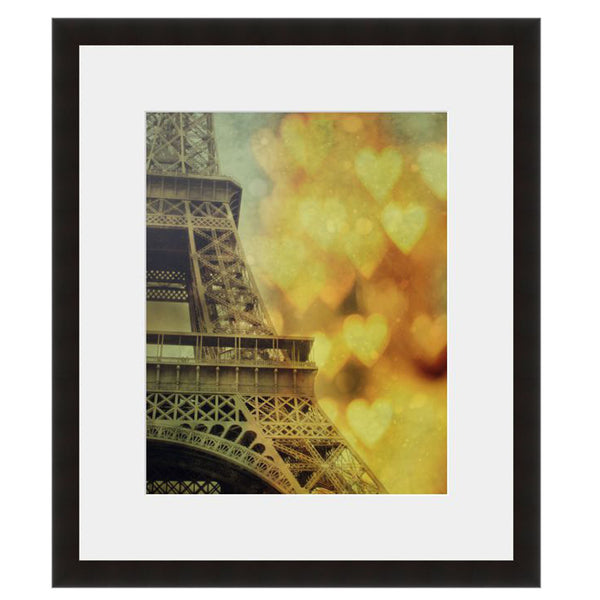 Image shown in Black Onyx frame with white mat