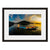 Image shown in Black Onyx frame with white mat