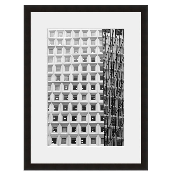 Image shown in Black Onyx frame with white mat