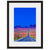 Image shown in Black Onyx frame with white mat