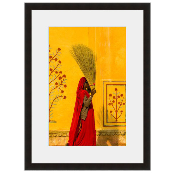 Image shown in Black Onyx frame with white mat