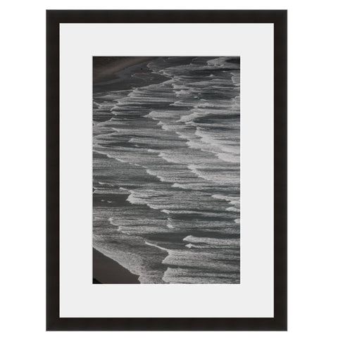 Image shown in Black Onyx frame with white mat