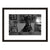 Image shown in Black Onyx frame with white mat
