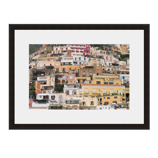 Image shown in Black Onyx frame with white mat