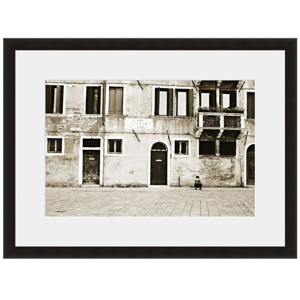 Image shown in Black Onyx frame with white mat