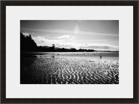 Image shown in Black Onyx frame with white mat