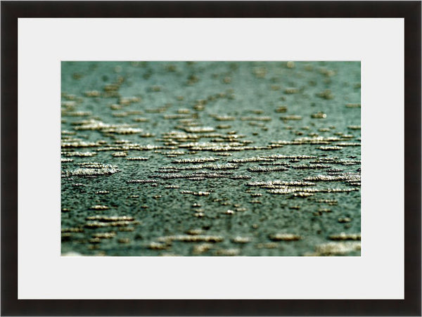 Image shown in Black Onyx frame with white mat