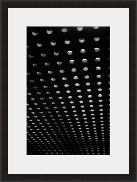 Image shown in Black Onyx frame with white mat