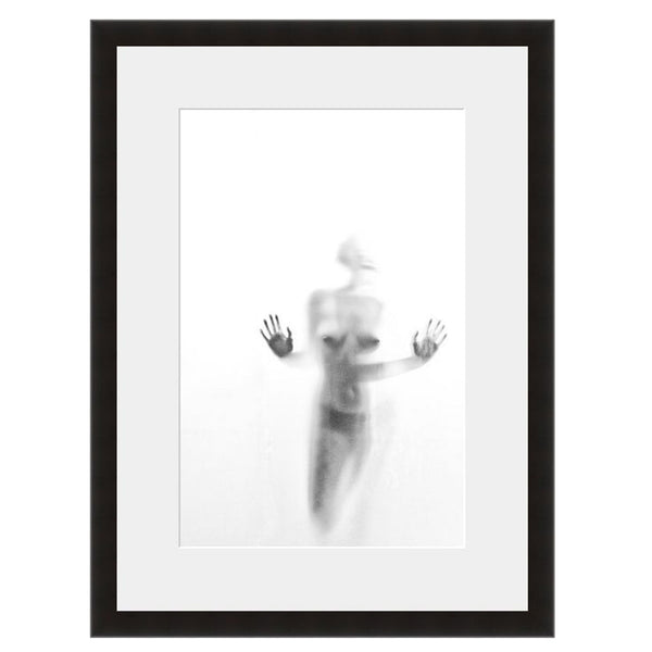 Image shown in Black Onyx frame with white mat