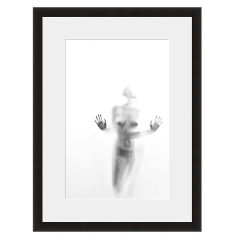 Image shown in Black Onyx frame with white mat