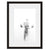 Image shown in Black Onyx frame with white mat