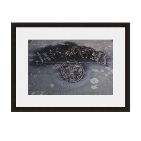 Image shown in Black Onyx frame with white mat