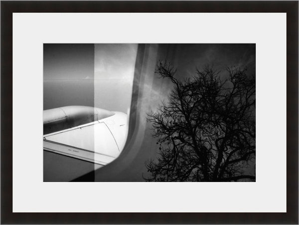 Image shown in Black Onyx frame with white mat