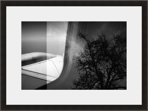 Image shown in Black Onyx frame with white mat