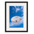 Image shown in Black Onyx frame with white mat
