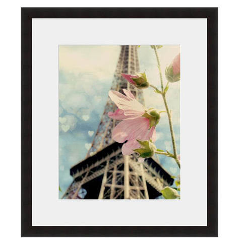 Image shown in Black Onyx frame with white mat