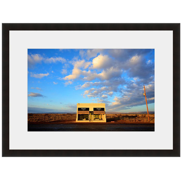 Image shown in Black Onyx frame with white mat