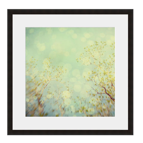 Image shown in Black Onyx frame with white mat