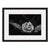 Image shown in Black Onyx frame with white mat