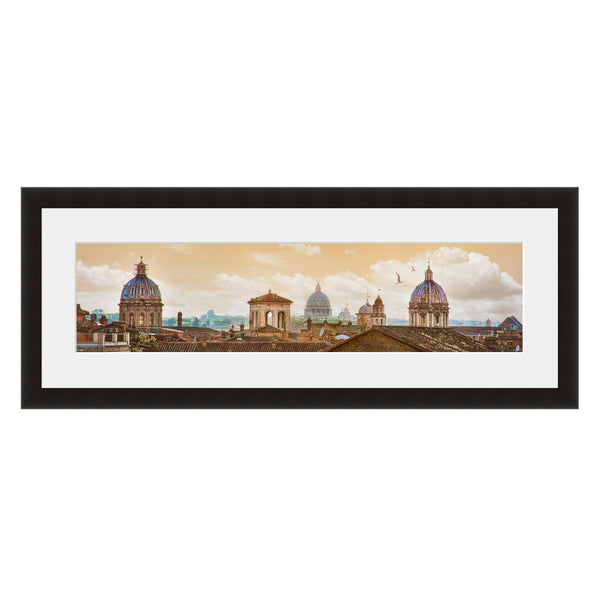 Image shown in Black Onyx frame with white mat