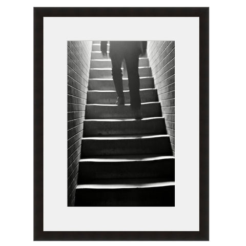 Image shown in Black Onyx frame with white mat