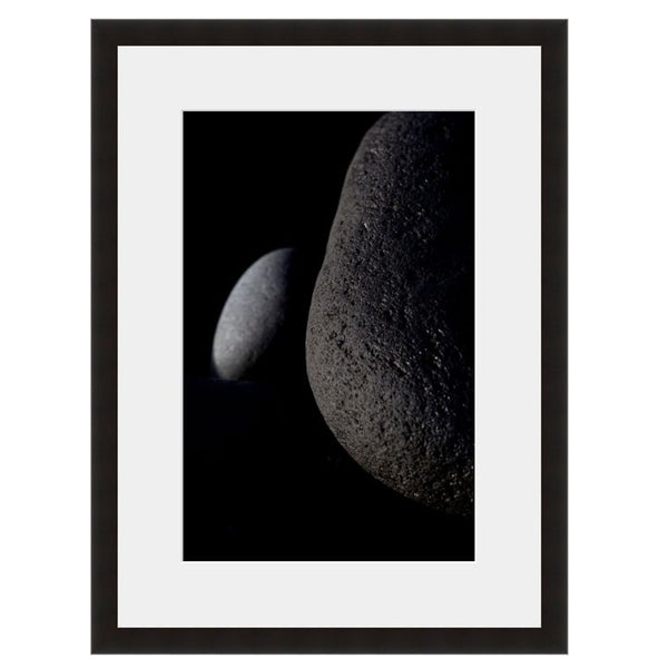 Image shown in Black Onyx frame with white mat