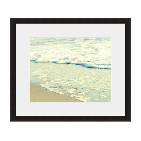Image shown in Black Onyx frame with white mat
