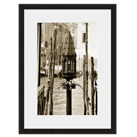 Image shown in Black Onyx frame with white mat