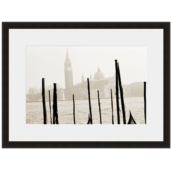 Image shown in Black Onyx frame with white mat