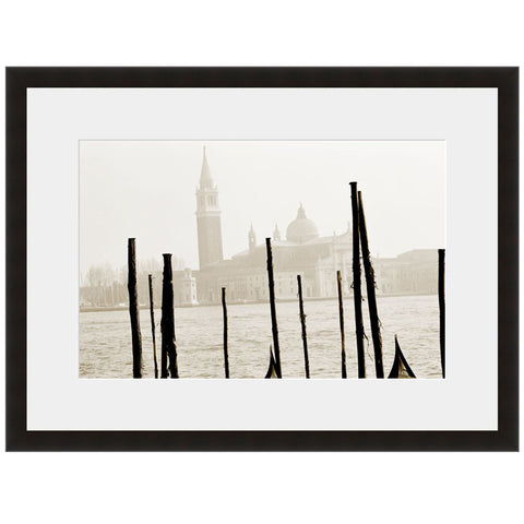 Image shown in Black Onyx frame with white mat