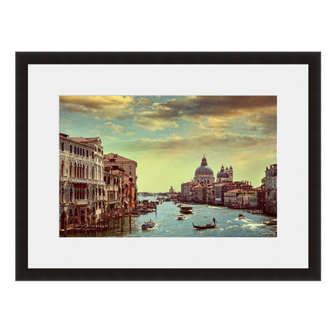 Image shown in Black Onyx frame with white mat