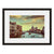 Image shown in Black Onyx frame with white mat