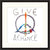 Give Peace A Chance - Lyric Culture  - Fine Art Photograph by Lyric Culture  - Framed Wall Art